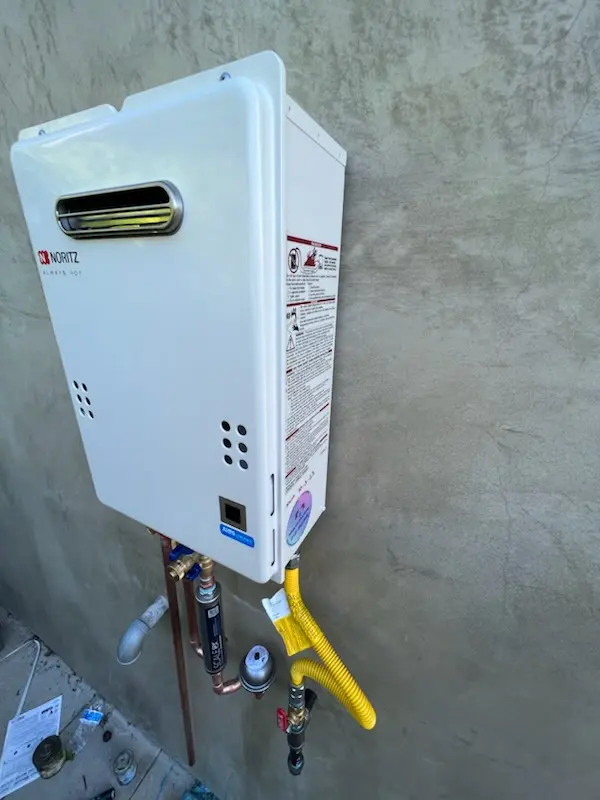 Tankless water heater installation for North Middletown homes